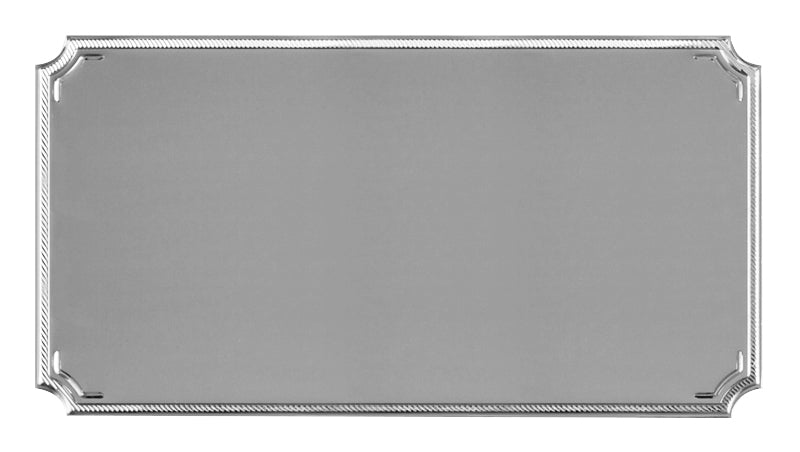 Notched Engraving Plaque - 2 5/8"  x 1 3/8" (Engraving included)
