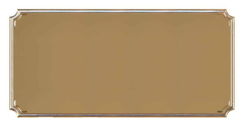 Notched Plaque - 3 1/8" x 1.5" (Engraving included)