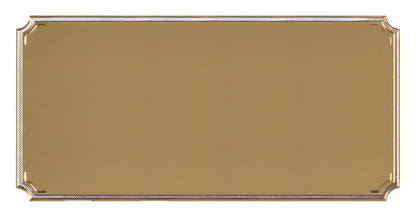 Notched Plaque - 3 1/8" x 1.5" (Engraving included)