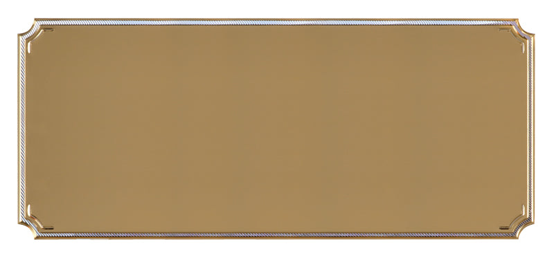 Notched Engraving Plaque 3.5"x 1.5"