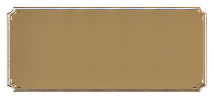 Notched Engraving Plaque 3.5"x 1.5"