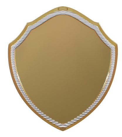 Shield Plaque w/ Silver Edge (Engraving included)