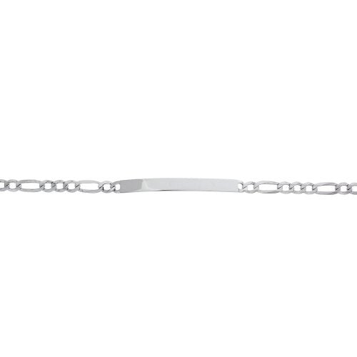 Rhodium Plated Sterling Silver ID Bracelet 100