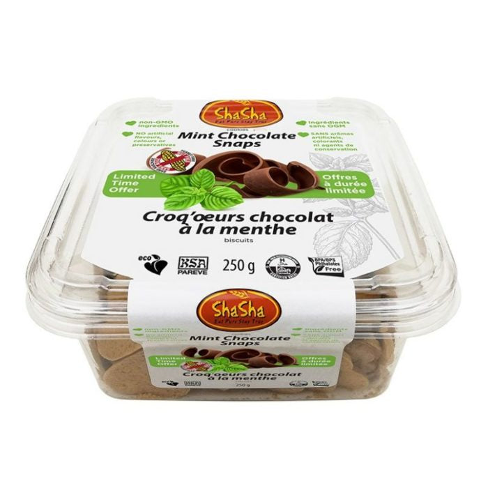 ShaSha Mint Chocolate Snaps 250g