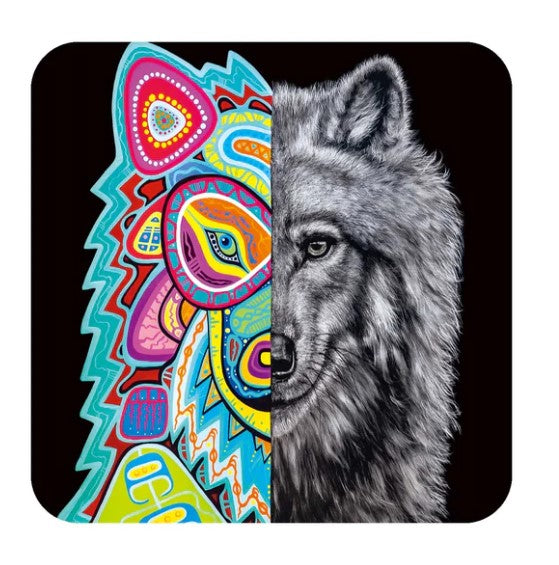 Wolf Coasters Set