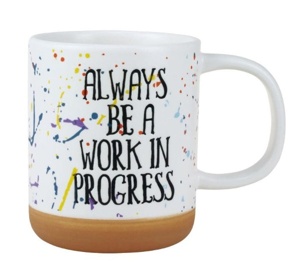 Work in Progress Splatter Mug