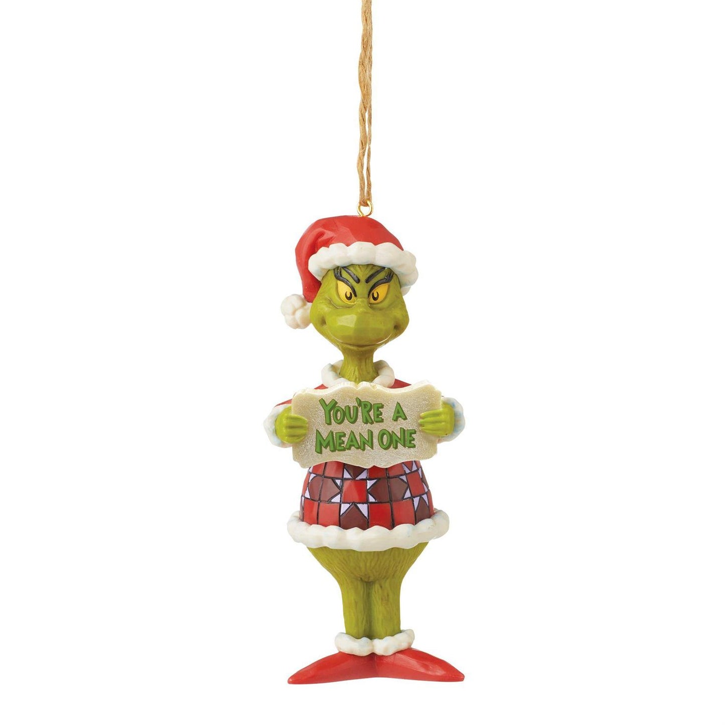 Grinch You're a Mean One Ornament