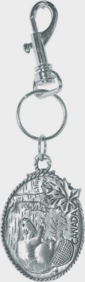 OVAL CANADA KEYCHAIN