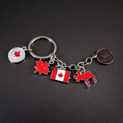 Canada Charms Keychain