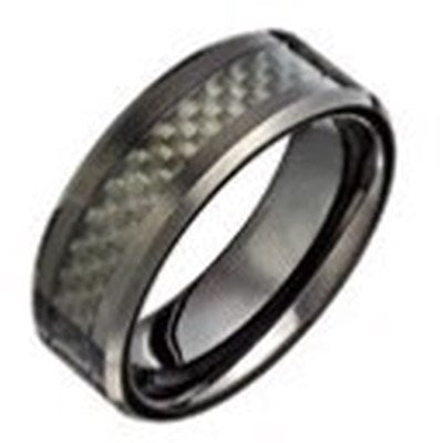 Tungsten Comfort Fit Ring - Size 11