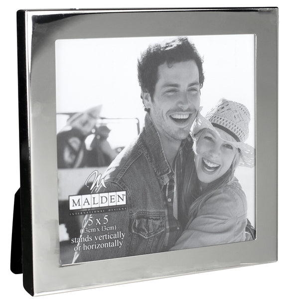 Engravable Essentials Silver Frame 5x5