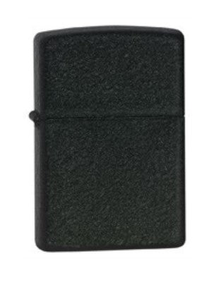 Black Crackle Zippo Lighter