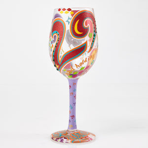 Lolita "29 and Holding" Wine Glass