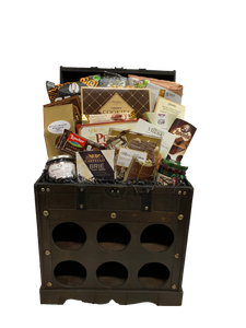 Shareable Gift Basket, Wine Rack Gift Basket, Housewarming Gift Basket, Party Gift Basket