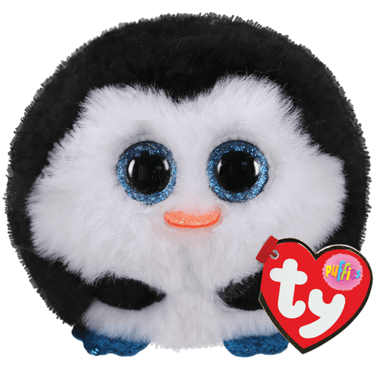 TY Black & White Penguin Beanie Balls - Waddles