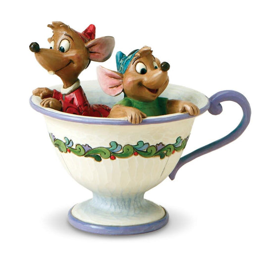 Jaq and Gus in a Tea Cup