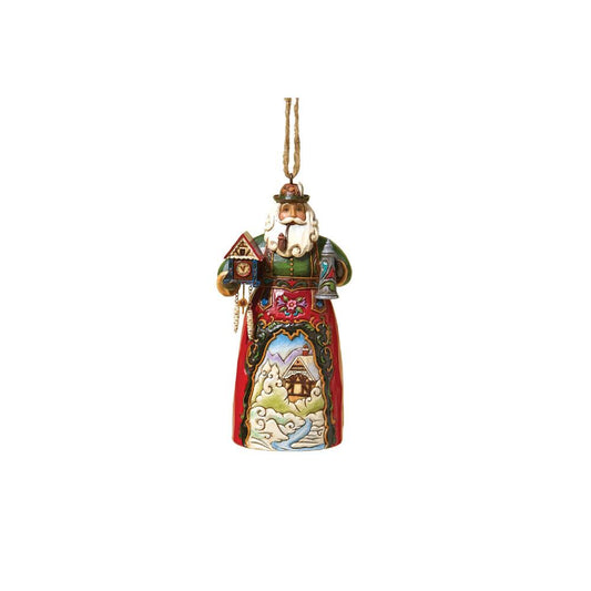 Jim Shore Creek German Santa Ornament