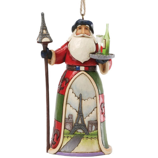 Jim Shore French Santa Ornament