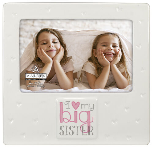 4X6 I Love My Big Sister Ceramic Frame