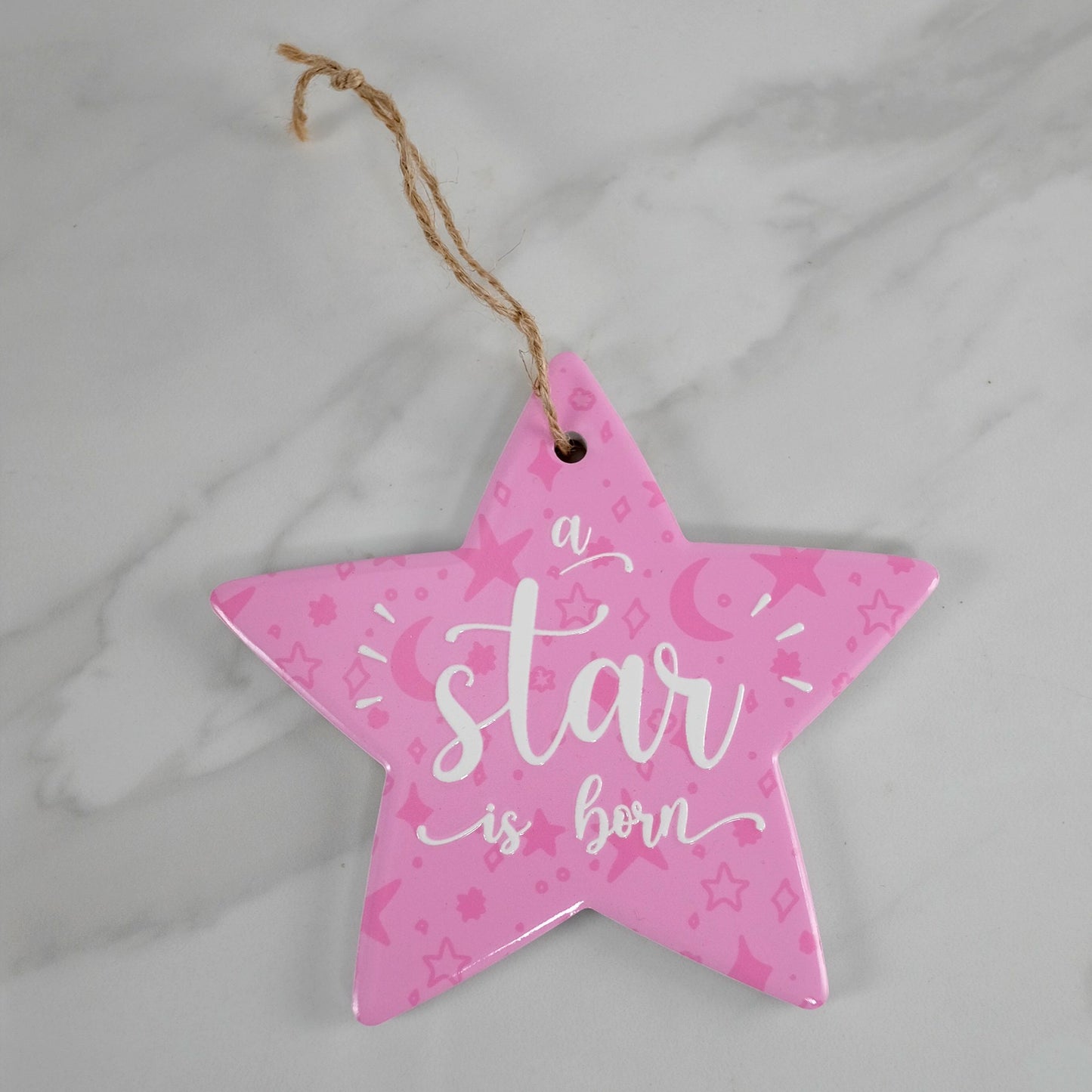 Pink Star Ornament