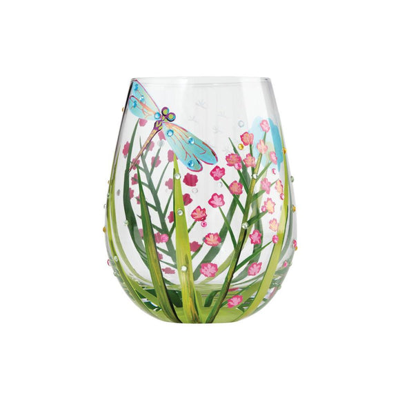 Lolita Dragonfly Stemless Wine Glass