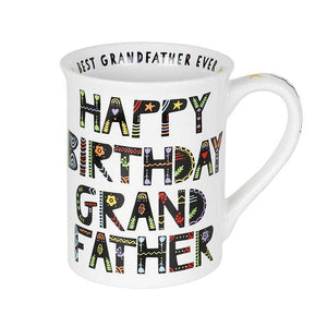 Our name is Mud "Happy Birthday Grandfather" Mug