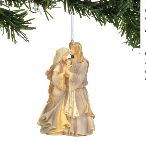 Foundations Holy Family Masterpiece Ornament