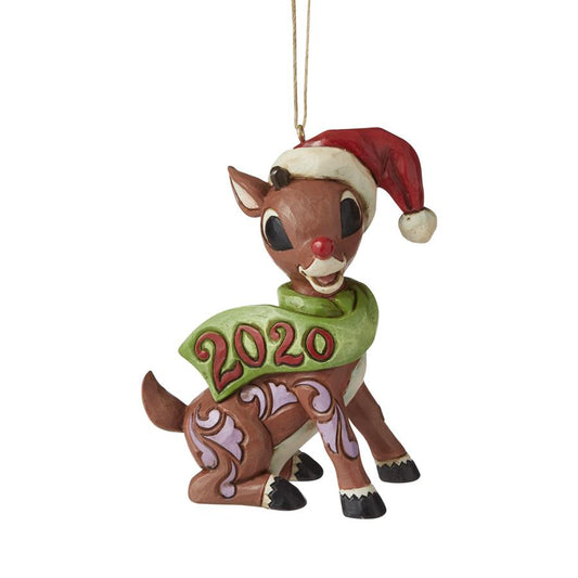 Jim Shore Rudolph Dated Ornament - 2020