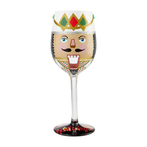 Lolita Nuts About Holidays Wine Glass
