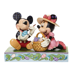 Jim Shore Disney Traditions - "Easter Artistry" Micky and Minnie Figurine