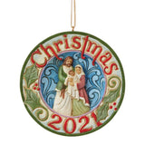 Jim Shore Holy Family Dated 2021 ornament