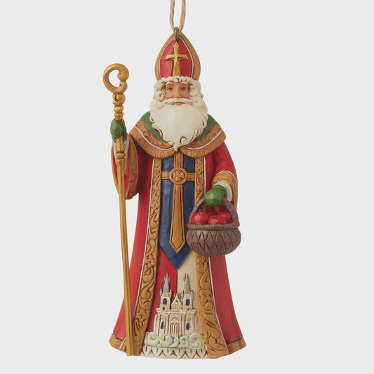 Jim Shore Czech Santa Ornament