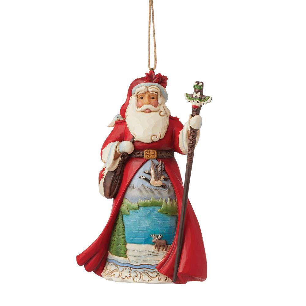 Jim Shore Canadian Santa Ornament