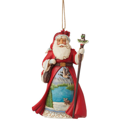 Jim Shore Canadian Santa Ornament