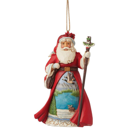 Jim Shore Canadian Santa Ornament