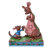 Roo and Kanga Flowers Figurine
