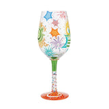 "Happy 60th Birthday" Wine Glass