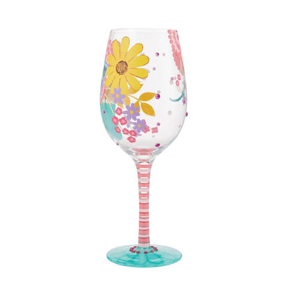 "Best Mom Ever" Wine Glass