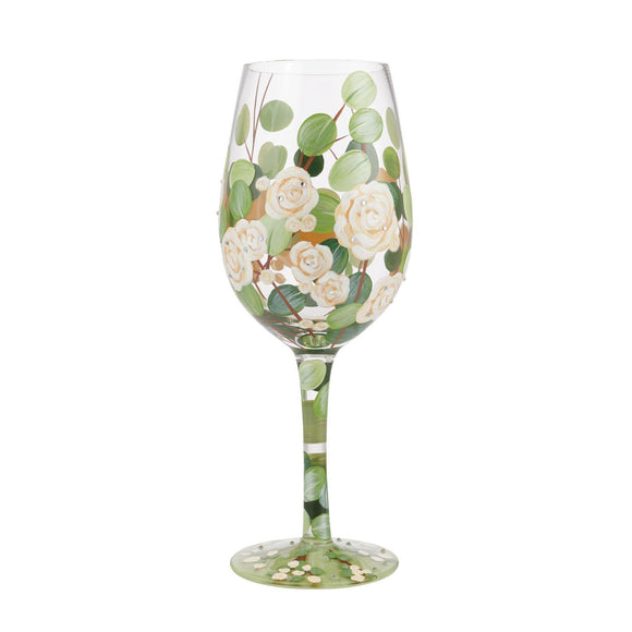 Lolita Bouquet in Bloom Wine Glass