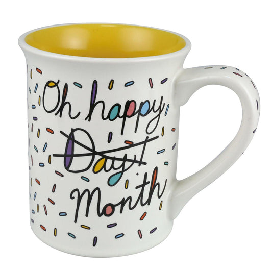 ONIM Happy Birthday Month Mug 16 oz