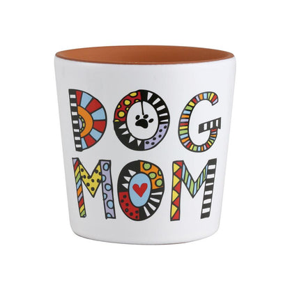 Cuppa Doodles Dog Mom Planter