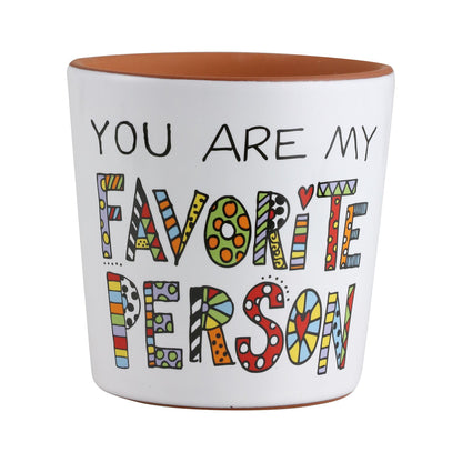 Cuppadoodle - "My Favourite Person" Planter