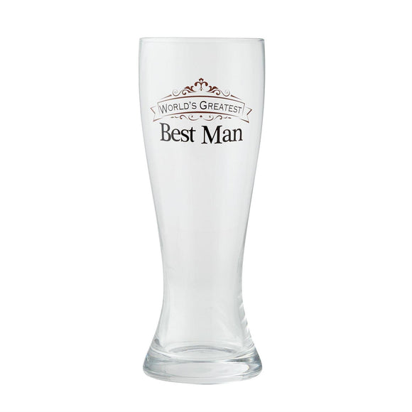 Insignia World's Greatest Best Man Beer Glass