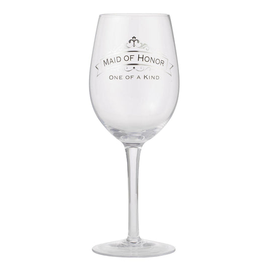 Insignia Maid of Honor Wine Glass