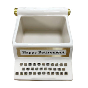 Retirement Typewriter Container
