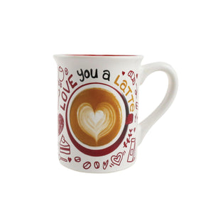 Love You Latte Mug 16 oz