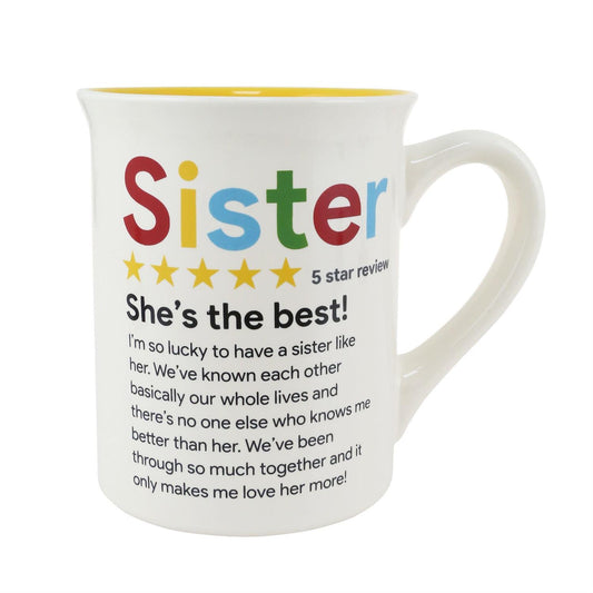 Sister 5 Star Rating Mug