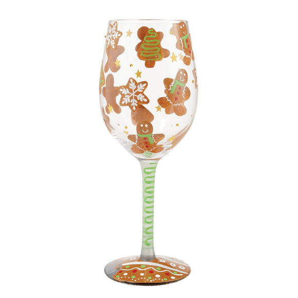 Lolita Gingerbread Dreams Wine Glass