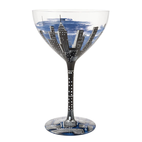 Manhattan Landscape Cocktail Glass