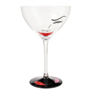 "Flirtini" Cocktail Glass